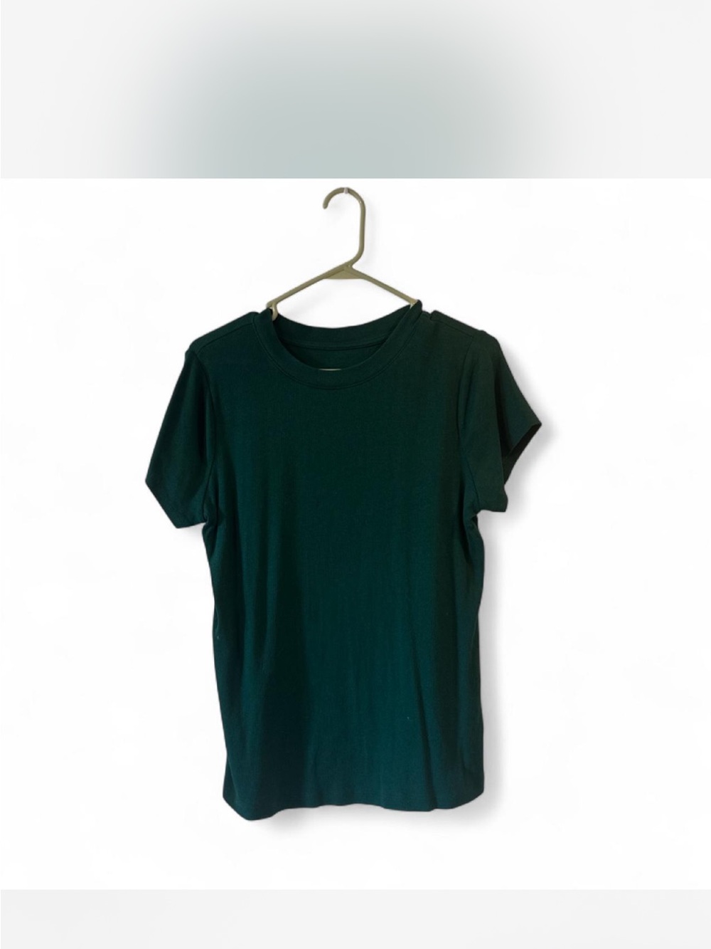 a new day Dark Green Crewneck Short Sleeve Tee